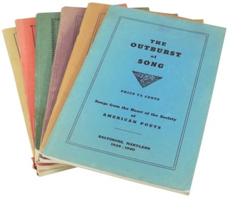 Item #28252 The Outburst of Song: Songs from the Heart of the Society of American Poets. 6...