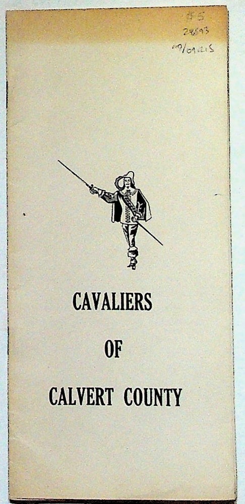 Item #28593 Cavaliers of Calvert County. Calvert Historical Society.