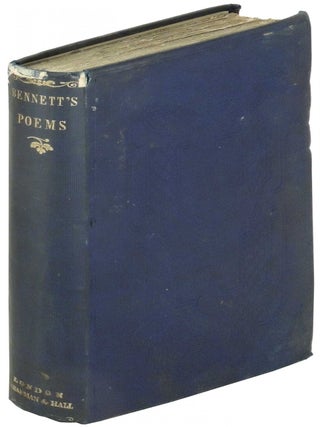 Item #28989 Poems. W. C Bennett, William Cox