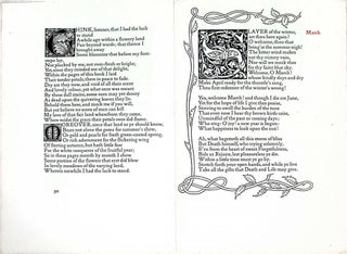Six Kelmscott Press Leaves from The Earthly Paradise