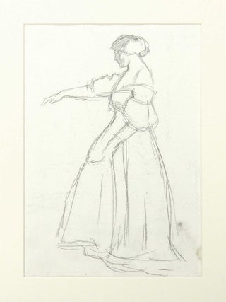 Item #29661 Alice Rothenstein. Original pencil drawing. William Rothenstein
