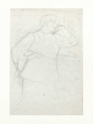 Item #29665 Alice Rothenstein. Original pencil drawing. William Rothenstein