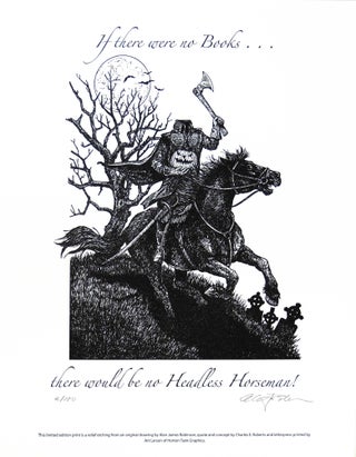 Item #29827 If there were no books ... there would be no Headless Horseman! PRINT. Cheloniidae...