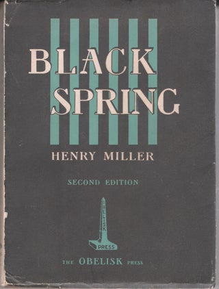Item #29883 Black Spring. Henry Miller