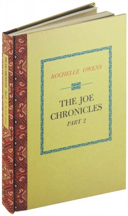 Item #29952 The Joe Chronicles. Part 2. Black Sparrow Press, Rochelle Owens