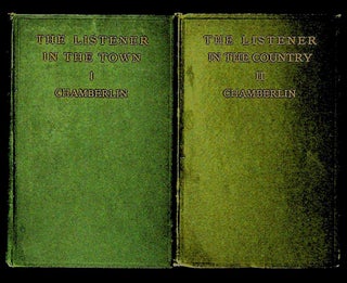 Item #30067 The listener in the town [and The listener in the country] 2 volumes. Joseph Edgar...