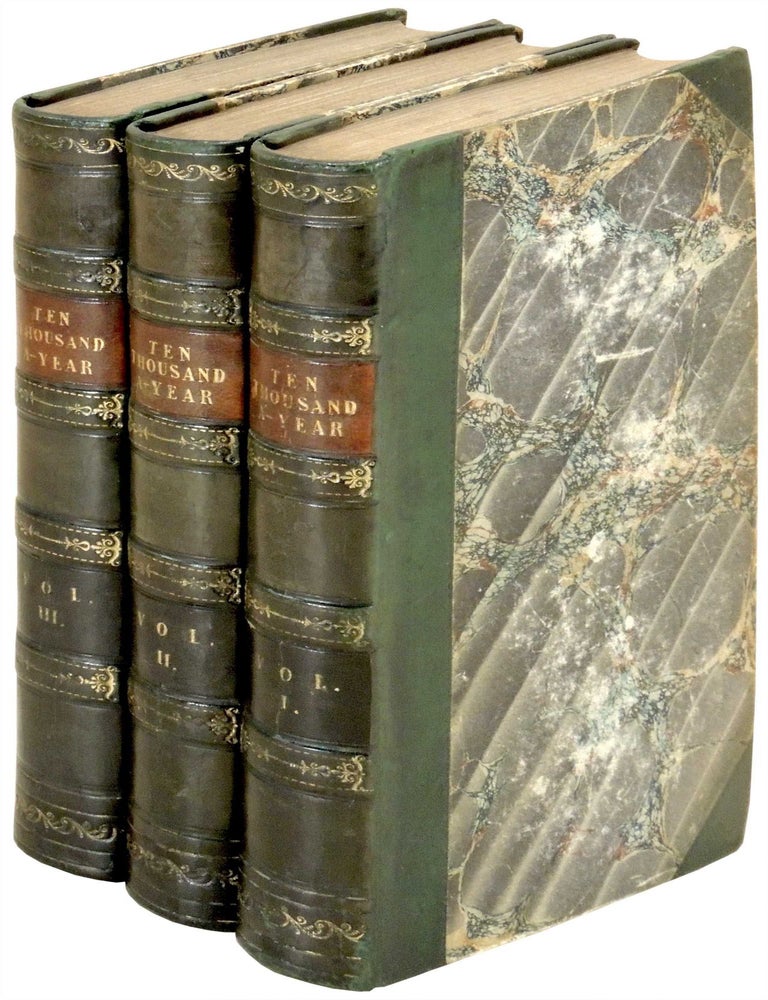 Item #30157 Ten Thousand a Year. 3 Volumes. Samuel Warren.