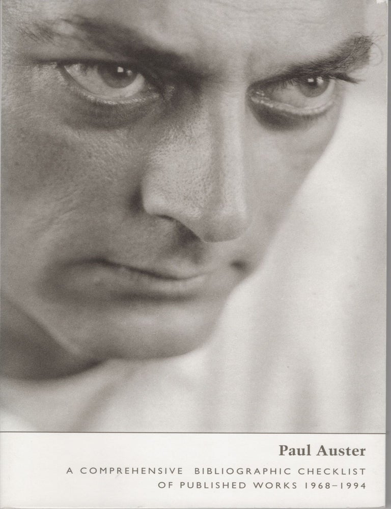 Paul Auster, a comprehensive bibliographic checklist of published works  1968-1994