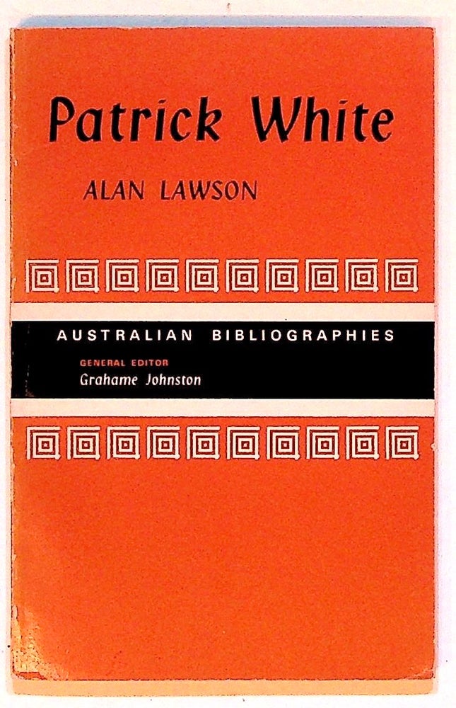 Item #30387 Patrick White. Alan Lawson.