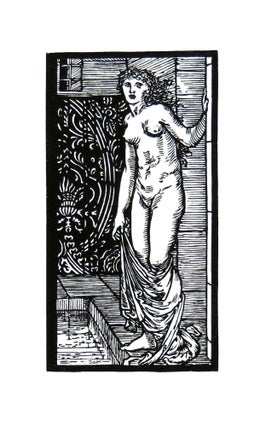 Item #30561 The Story of Cupid and Psyche: Psyche at the Bath. PRINT. William Morris, Edward...