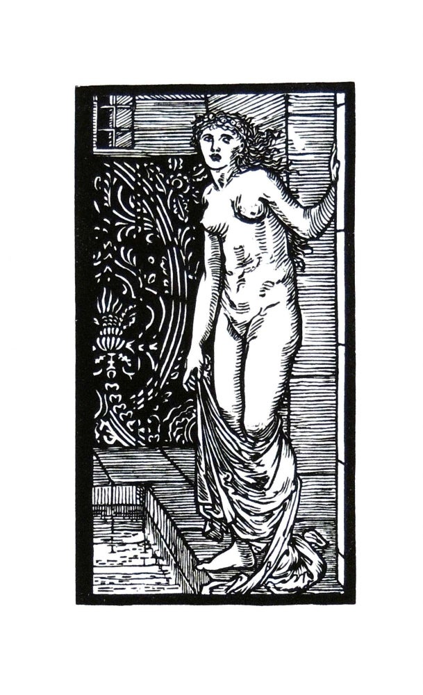 Item #30561 The Story of Cupid and Psyche: Psyche at the Bath. PRINT. William Morris, Edward Burne-Jones.