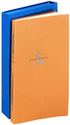 Item #30598 Jenson's Greek. Electio Editions, designer printer, binder, Alan Loney, Deirdre Hassed