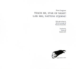 TEACH ME STAR OF NIGHT! LAER MIG, NATTENS STJERNE!