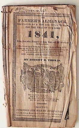 Item #31133 The Farmer's Almanack, Calculated on a New and Improved Plan, for the Year of...