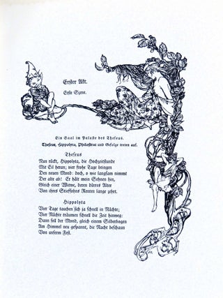 Ein Sommernachtstraum; Ubersetzt von A.W.v. Schlegel mit Bildern von Arthur Rackham (Midsummer's Night Dream)