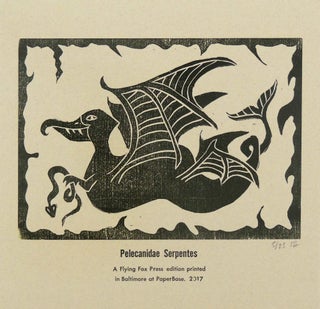 Item #31383 Pelecanidae Serpentes (Imaginary Bird) PRINT. Flying Fox Press, Susannah Horrom
