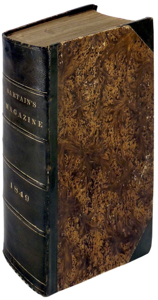 Item #31566 Sartain's Union Magazine of Literature and Art. Volume IV (4) January to June, 1849 and Volume V (5) July to December, 1849. Edgar Allan Poe.