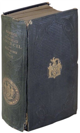 Item #31793 Manual of the Corporation of City of New York for 1863. D. T. Valentine, David Thomas