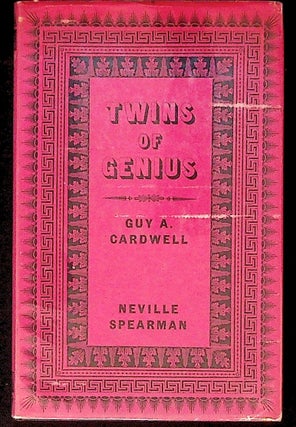 Item #31848 Twins of Genius. Mark Twain, George W. Cable
