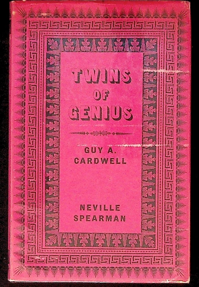 Item #31848 Twins of Genius. Mark Twain, George W. Cable.