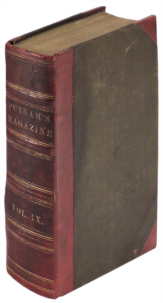 Item #32225 Putnam's Monthly Magazine Volumes IX 9 (January to July 1857)