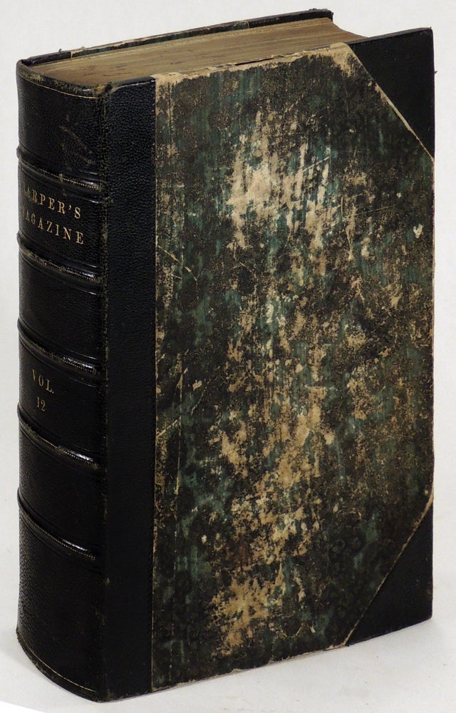 Item #32230 Harper's New Monthly Magazine. Volume XII (12) December 1855 - May 1856. Herman Melville, Charles Dickens.