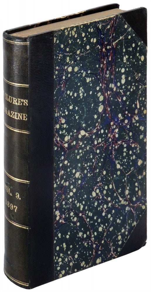 Item #32265 McClure's Magazine. Volume IX (9) May 1897 to October 1898. Walt Whitman, Rudyard Kipling, Arthur Conan Doyle, Stephen Crane, Robert Louis Stevenson.