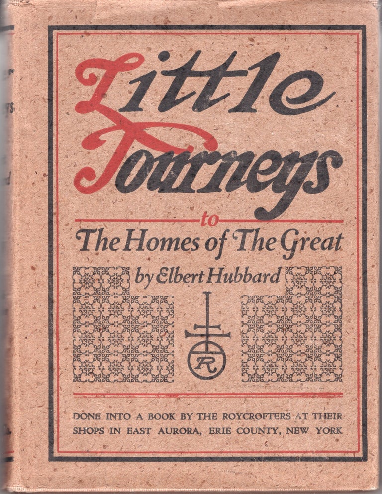 Item #32522 Little Journeys to the Homes of the Great (English Authors: Volume V Five). Elbert Hubbard.