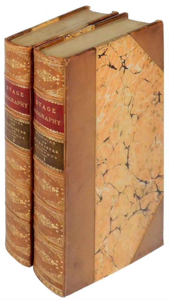 Item #33010 Memoirs of John Bannister, Comedian. 2 volumes. John Bannister, John Adolphus.