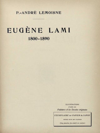 Eugene Lami 1800-1890