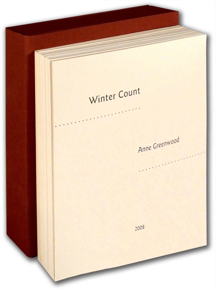 Item #33025 Winter Count. Anne Greenwood.