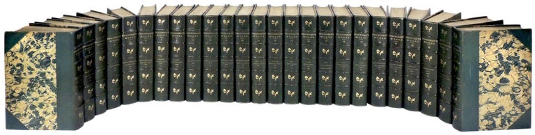 Item #33090 The Works of William Makepeace Thackeray with Biographical Introductions by His Daughter, Anne Ritchie. 25 Volumes. William Makepeace Thackeray, Anne Ritchie.