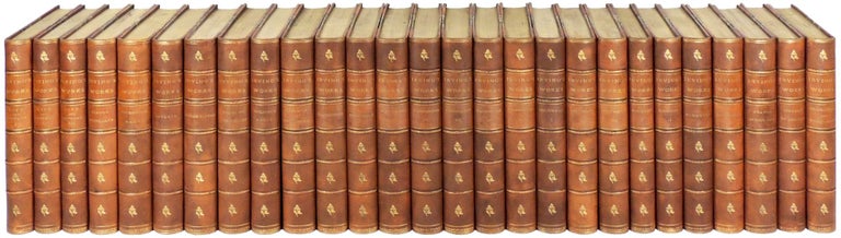 Item #33092 Irving's Works in 27 volumes. Washington Irving.