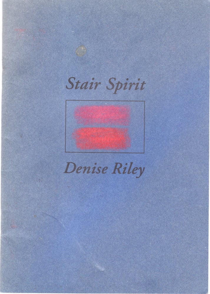 Item #33117 Stair Spirit. Denise Riley.