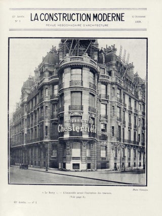 La Construction Moderne: Journal Hebdomadaire Illustre