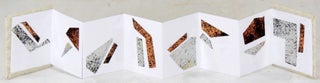 Item #33361 Miniature Metallic Accordion Book. Claire Jeanine Satin