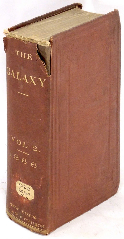 Item #33377 The Galaxy: An Illustrated Magazine of Entertaining Reading. Volume II (2). September 1866 - December 1866. Anthony Trollope.