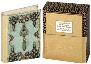 Item #33441 Kleinodienbuch der Herzogin Anna von Bayern (Jewel Book). Bo Press Miniature Books,...