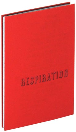 Item #33586 Respiration. Starshaped Press, Jen Farrell, book artist, text, original lyrics Black...