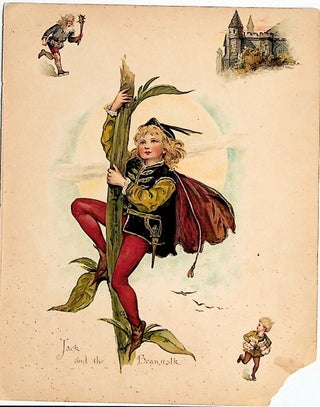 Item #33757 A Long Time Ago. Favourite Stories Retold. ILLUSTRATION ONLY - Jack and the...