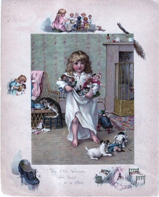 Item #33758 A Long Time Ago. Favourite Stories Retold. ILLUSTRATION ONLY - The Old Woman Who...