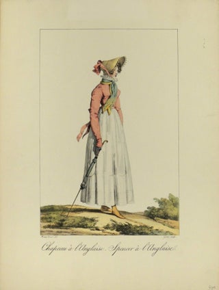Item #33815 Fashion Print - Capeau a l'Anglaise. Spencer a l'Anglaise. George Gatine, Horace...