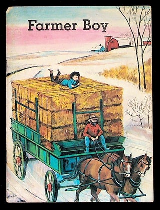 Item #33833 Farmer Boy. Laura Ingalls Wilder, June Goldborough, Illustrated by