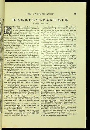 Eastern Echo, June 1921, Volume 3 Number 3
