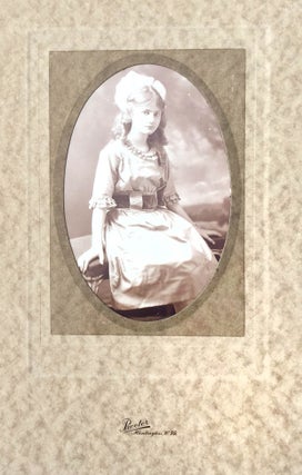 Item #33961 Original photograph of a young lady
