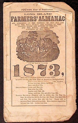 Item #34144 Long Island Farmer's Almanac and Ephemeris of the Motions of the Sun and Moon,...