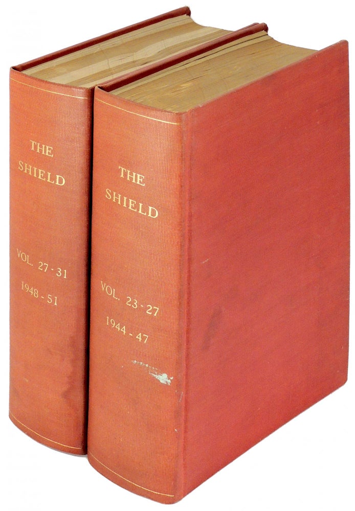 Item #34163 The Shield: Volumes 23 - 31 (National Magazine of the Catholic Students' Mission Crusade U.S.A) (Bound into 2 volumes). Catholic Students' Mission Crusade.