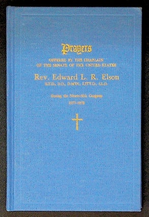 Item #34184 Prayers Offered by the Chaplain of the Senate of the United States During the...
