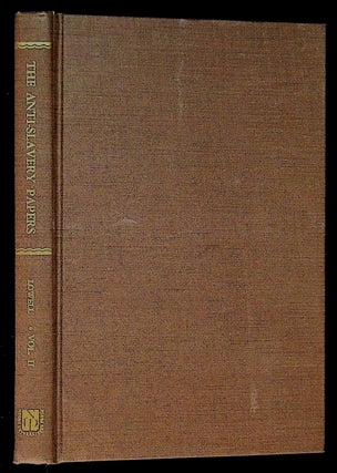 Item #34237 The Anti-Slavery Papers of James Russell Lowell. Volume II ONLY. James Russell Lowell