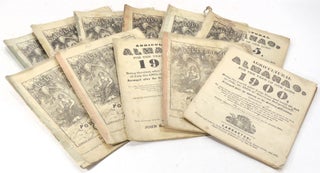 Item #34311 Agricultural Almanac for the Year of Our Lord 1900 - 1910 (Collection of 11...